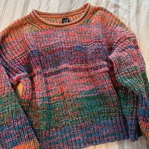 Gap Colorful Cropped Sweater
